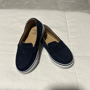 Janie and Jack blue SUEDE PENNY LOAFER